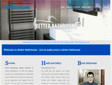 Tablet Screenshot of betterbathroomsltd.com